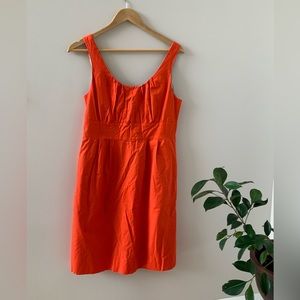 J. Crew - Superb Vivid orange dress  - EUC